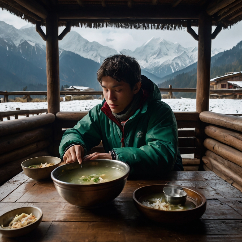 everest-base-camp-trek-real-photo
a bowl of garlic soup at like, 15,000 feet. The culprit?